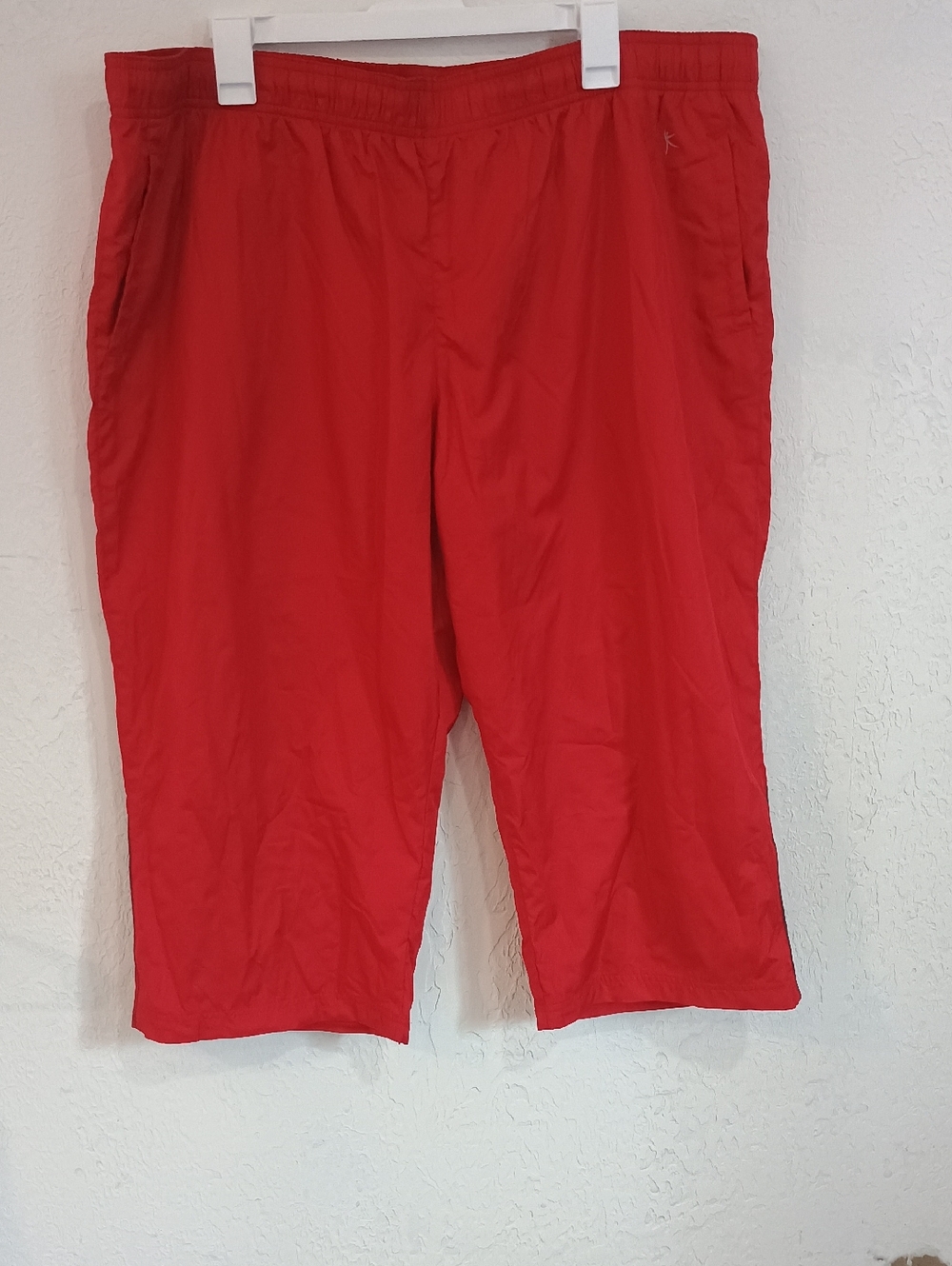 Danskin Now Red Elastic Waist Active Shorts